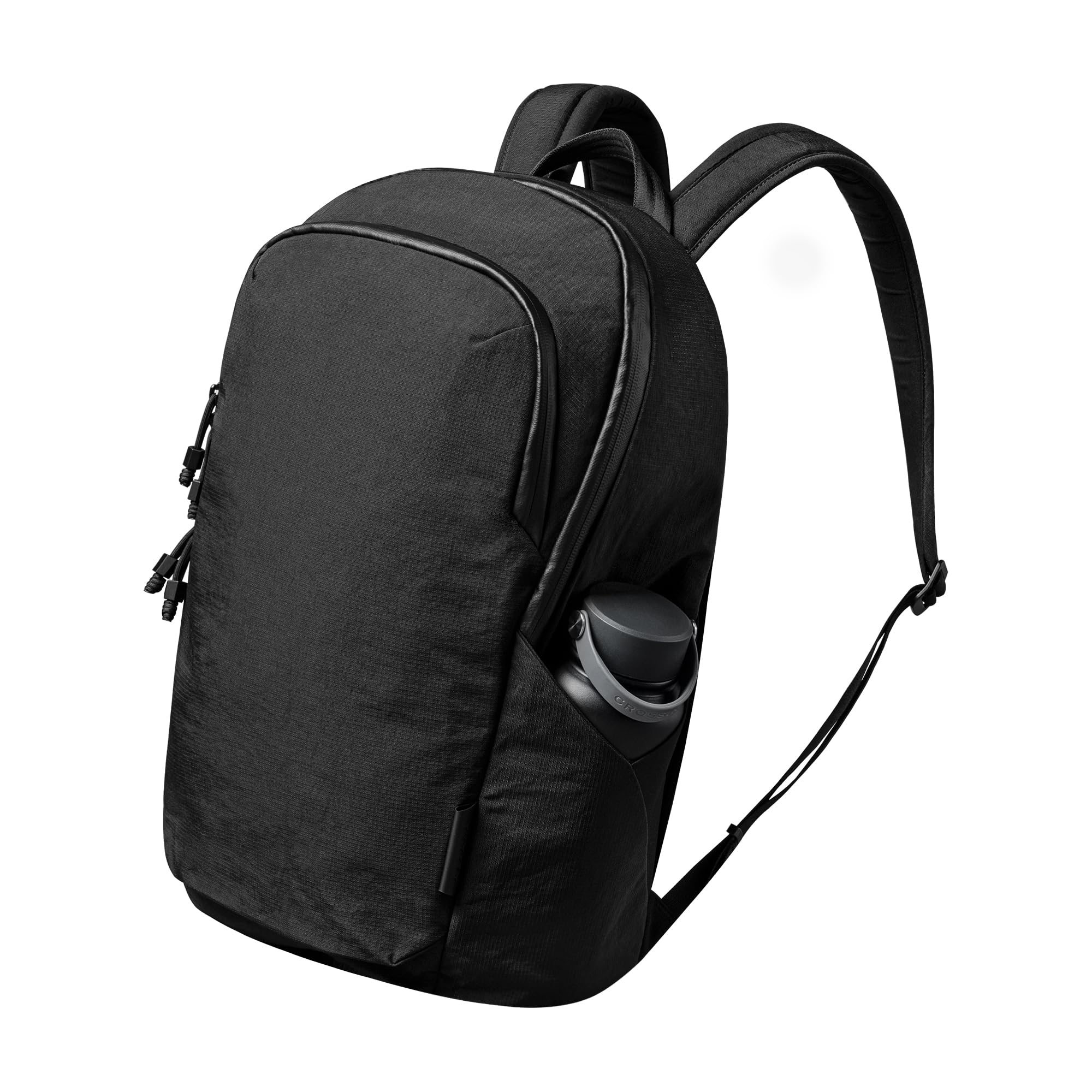 ALPAKA Bravo Backpack 23L - Laptop Backpack Fits 16 Inch Computers, Water Bottle Holders, Fleece Lined Protection, Business Commuter Bag, Weatherproof Black Axoflux Material