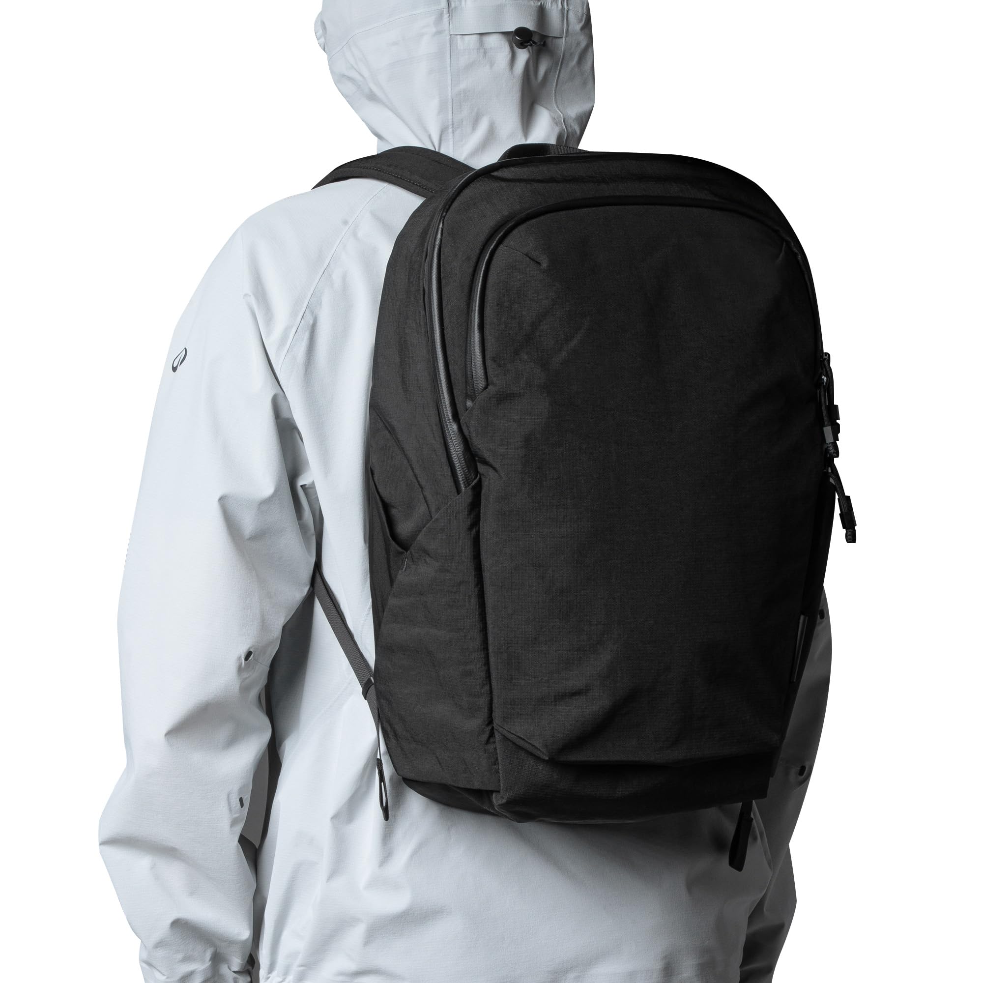 ALPAKA Bravo Backpack 23L - Laptop Backpack Fits 16 Inch Computers, Water Bottle Holders, Fleece Lined Protection, Business Commuter Bag, Weatherproof Black Axoflux Material - Image 2