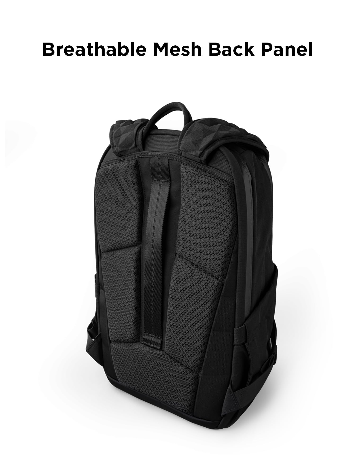 ALPAKA Elements Backpack Pro 24L - Black Laptop Backpack Fits 16'' Laptop with Dual Bottle Pockets, Travel Backpack for Men, Weather-Resistant 400D Axoflux Fabric for Business or College - Image 8