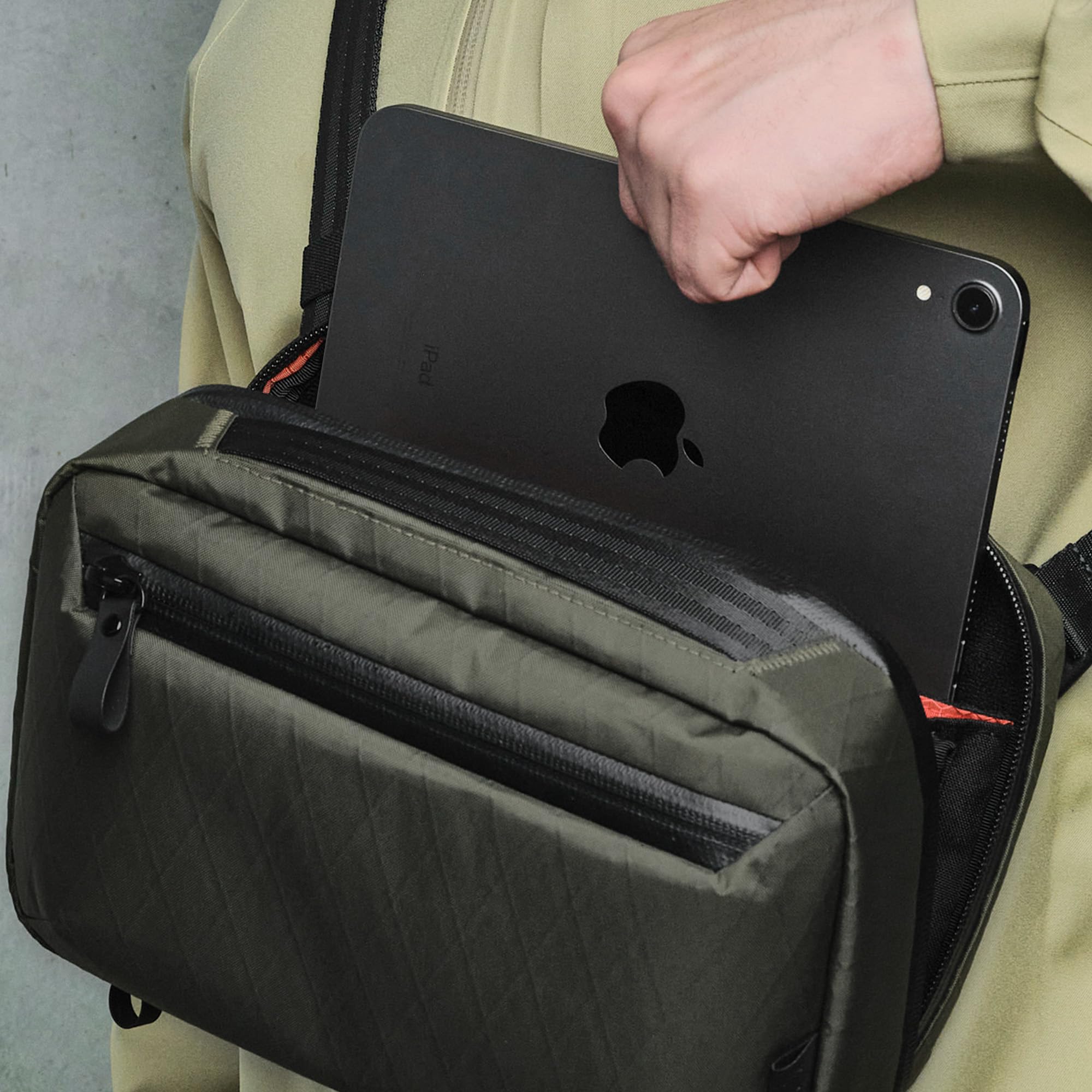 ALPAKA Elements Tech Case Max X-Pac VX21 - Keeps You Clutter-Free - Sling Bag with Adjustable Strap, Weatherproof Fabric fits iPad Mini Series, Electronic Accessories, EDC Tech Organizer for Travel - Image 7