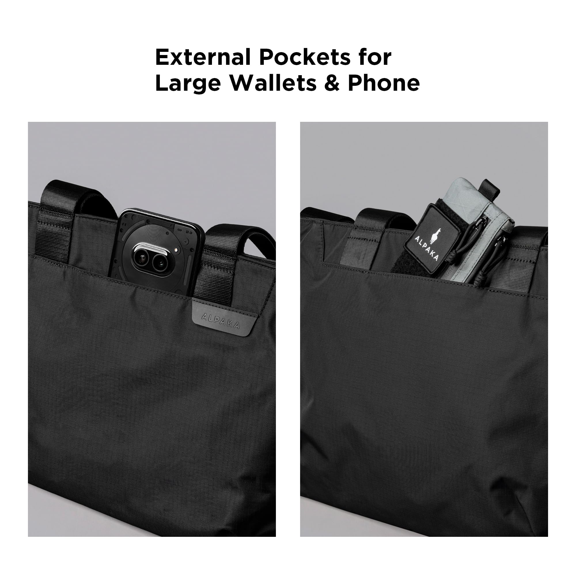 ALPAKA Elements Tote 9L - Small Tote Bag for Commute & School, Fits 11” Laptop/iPad Pro, Foldable, Waterproof - Image 5