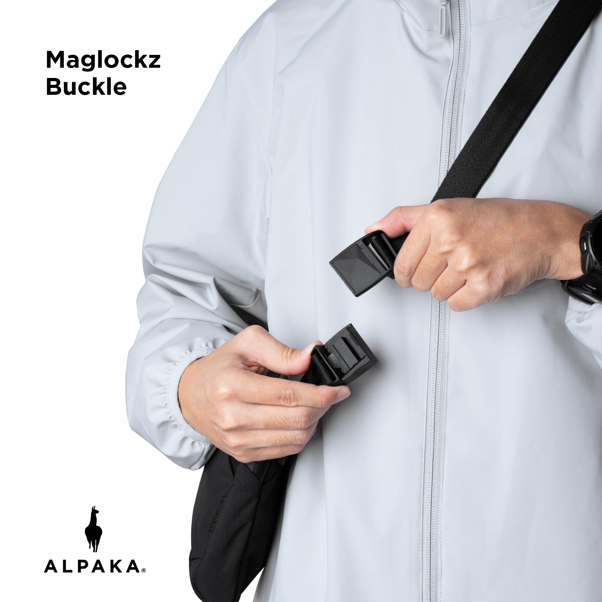 ALPAKA Flight Sling 2L- Crossbody Sling Bag For Men Travel Lightweight,Portable, Packable, with Quick Release Shoulder Strap - Image 5
