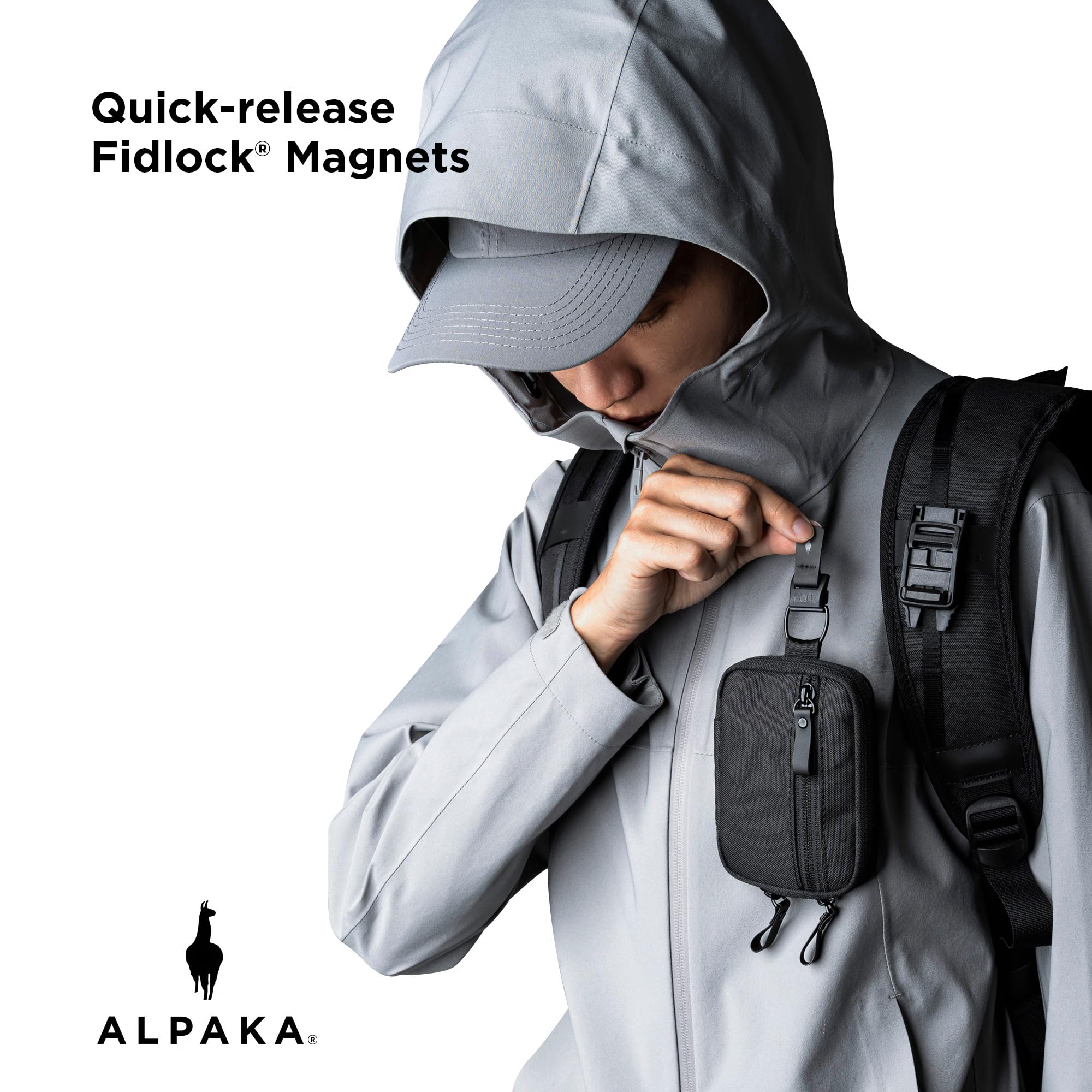 ALPAKA HUB Tactical Clip - EDC Gear Clips - MOLLE Accessories - HUB Keychain - Webbing Belt Clip with Locking Mechanism, Compatible HUB Ecosystem - Image 7