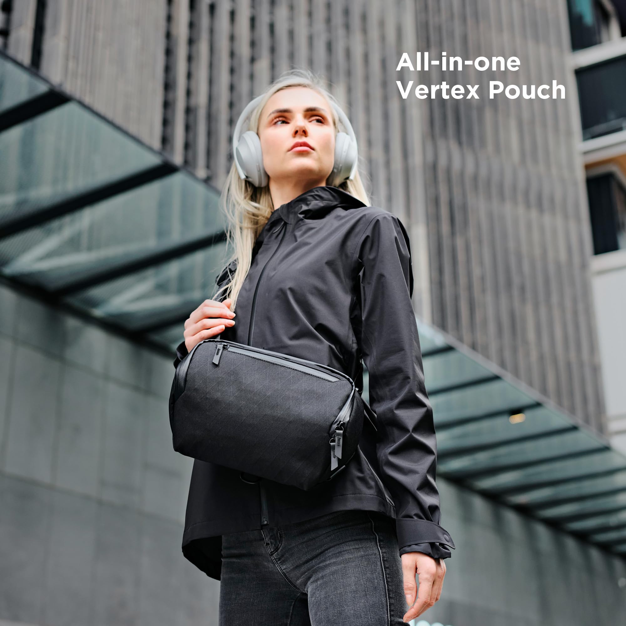 ALPAKA Vertex Pouch - Mens Sling Bag, Fits iPad Mini, Electronics & Accessories, Removable Strap, Weatherproof Fabric - Image 6